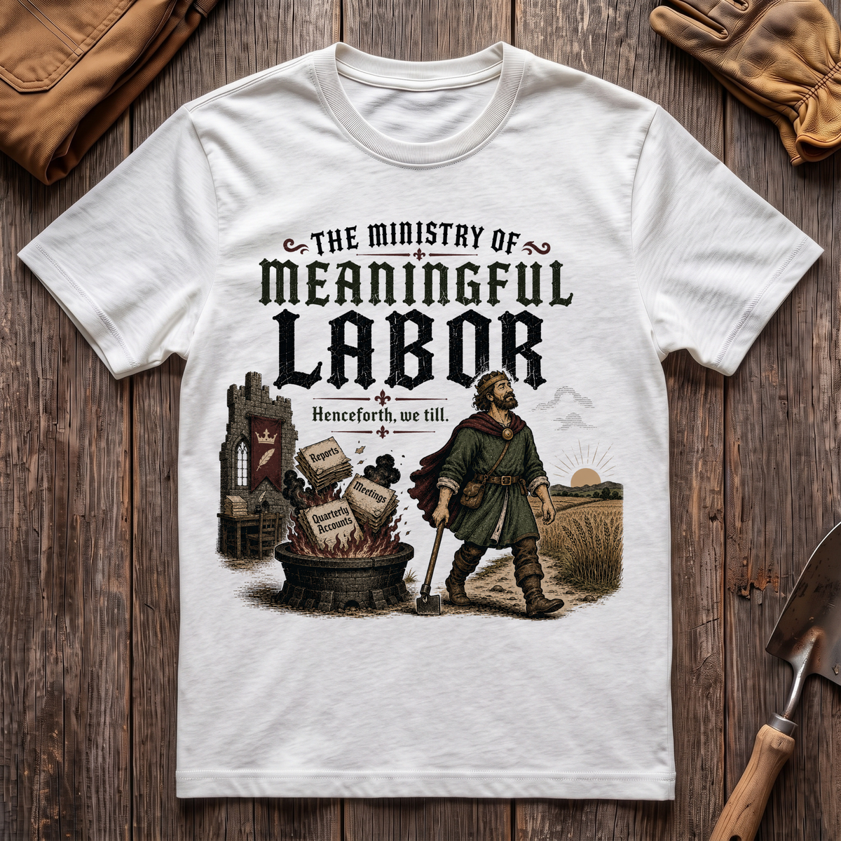 Ministry of Meaningful Labor T-Shirt
