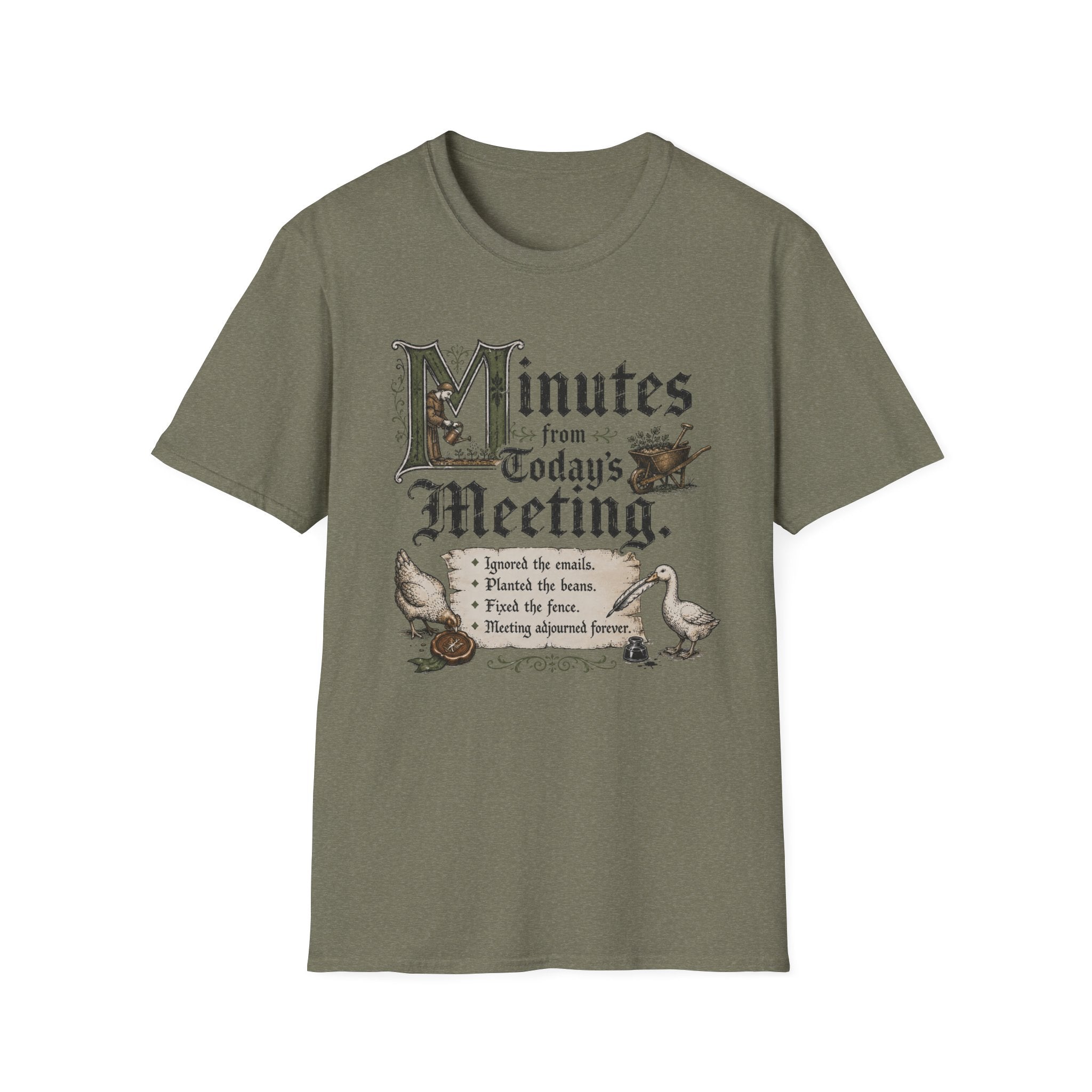 Minutes From Today's Meeting T-Shirt